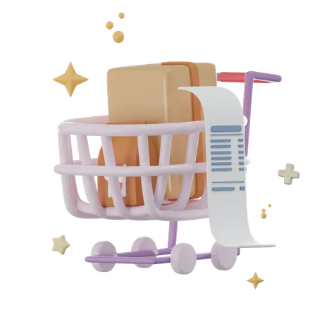 Shopping Cart  3D Icon