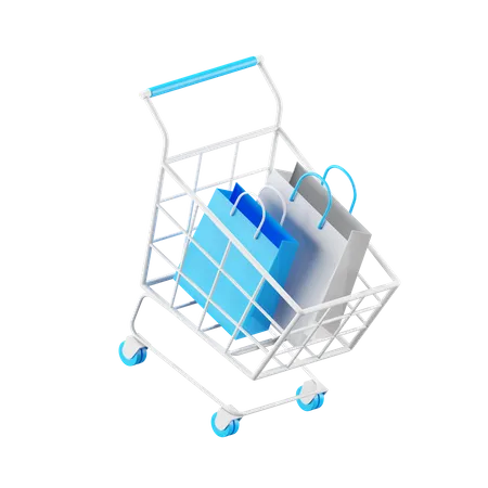 Shopping Cart  3D Icon