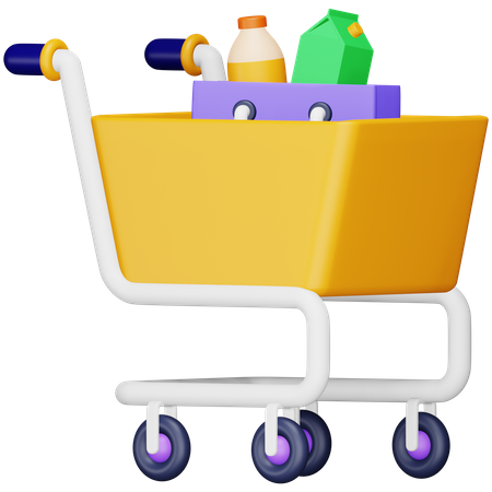 Shopping Cart  3D Icon