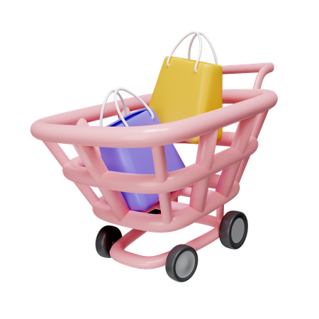 Shopping Cart  3D Icon