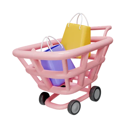 Shopping Cart  3D Icon