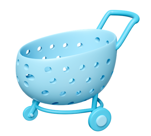 Shopping Cart  3D Icon