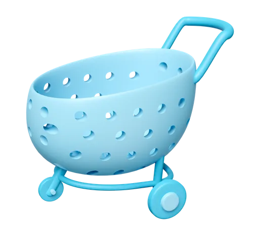 Shopping Cart  3D Icon