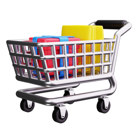 Shopping Cart  3D Icon