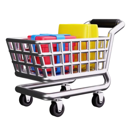 Shopping Cart  3D Icon