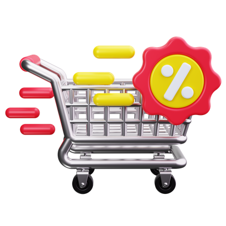 Shopping Cart  3D Icon