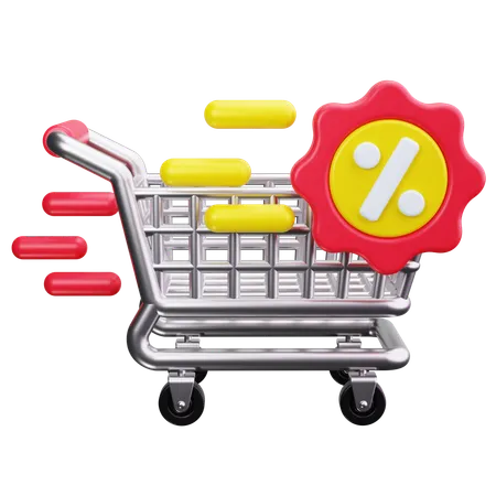 Shopping Cart  3D Icon