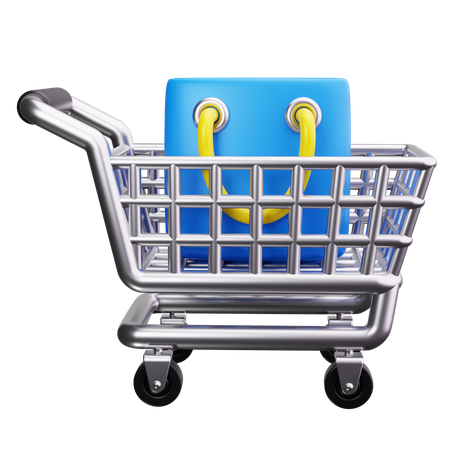 Shopping Cart  3D Icon