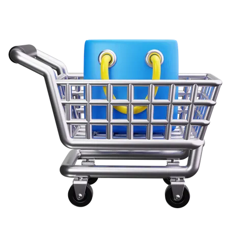 Shopping Cart  3D Icon