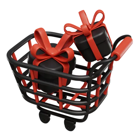 Shopping Cart  3D Icon