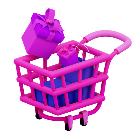 Shopping Cart  3D Icon