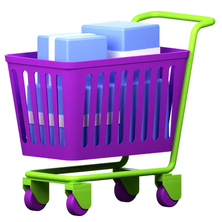 Shopping Cart  3D Icon