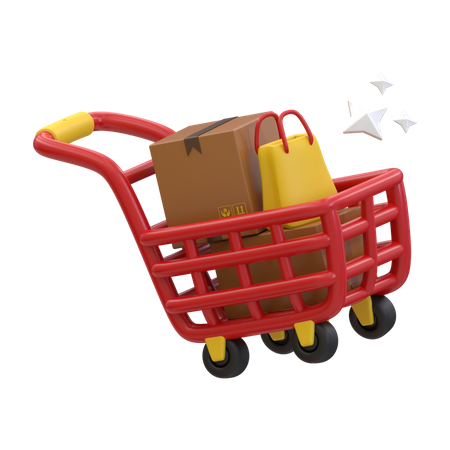 Shopping Cart  3D Icon