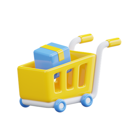 Shopping Cart  3D Icon