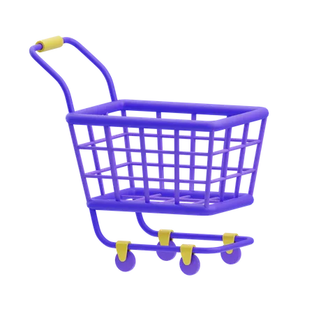 Shopping Cart  3D Icon