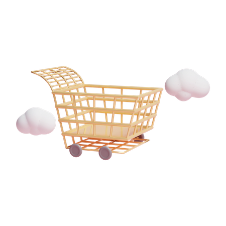 Shopping Cart  3D Icon