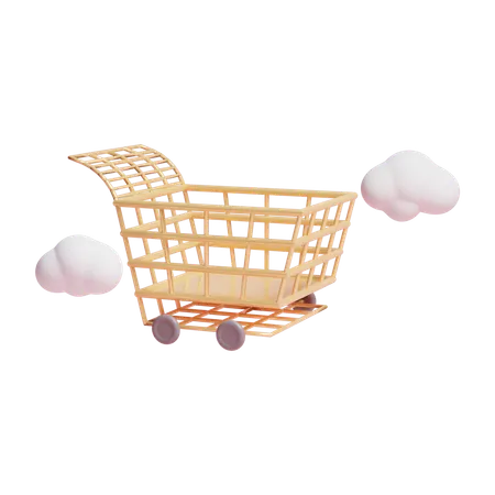 Shopping Cart  3D Icon