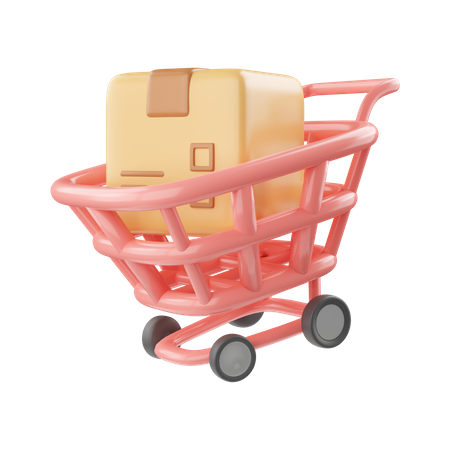 Shopping Cart  3D Icon