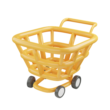 Shopping Cart  3D Icon