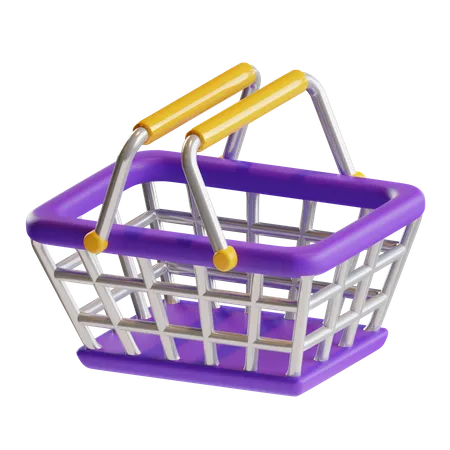 Shopping Cart  3D Icon