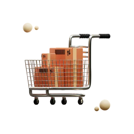 Shopping Cart  3D Icon