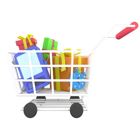 Shopping Cart  3D Icon