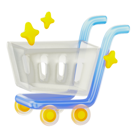 Shopping Cart  3D Icon