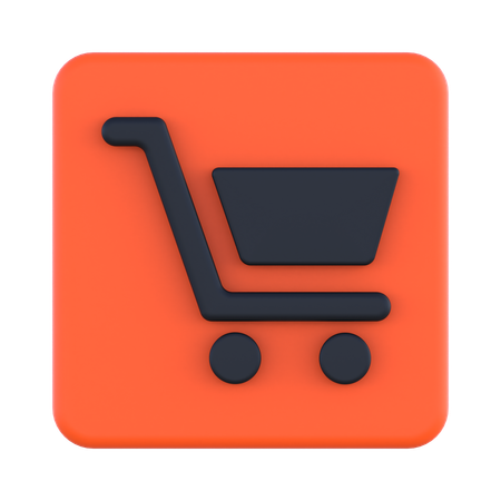 Shopping Cart  3D Icon