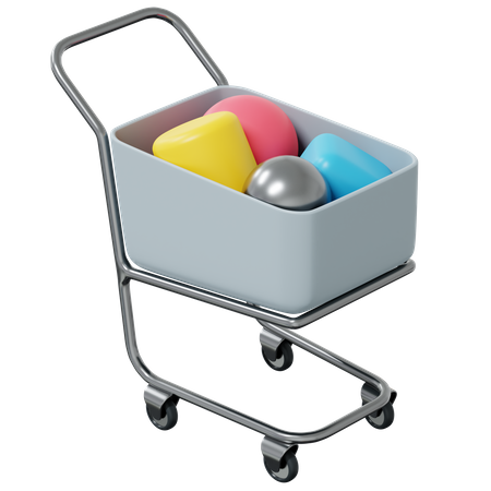 Shopping Cart  3D Icon