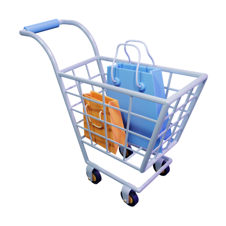 Shopping Cart  3D Icon