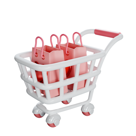 Shopping Cart  3D Icon