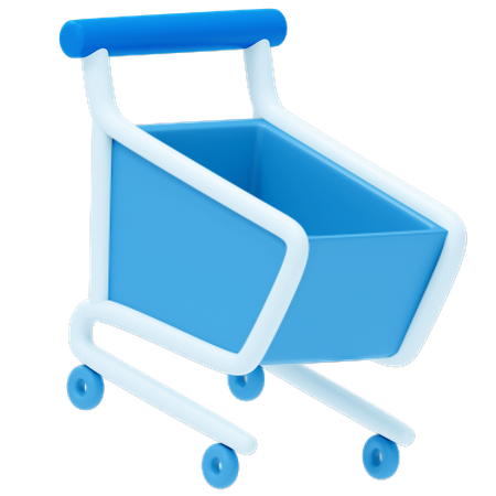 Shopping Cart  3D Illustration