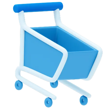 Shopping Cart  3D Illustration