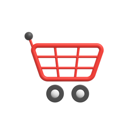 Shopping cart  3D Illustration