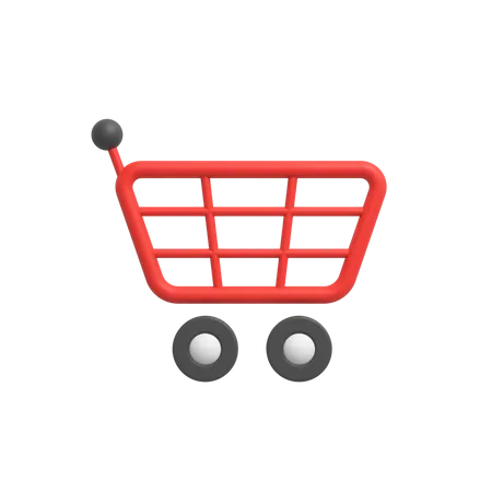 Shopping cart  3D Illustration