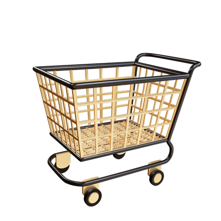 Shopping Cart  3D Illustration