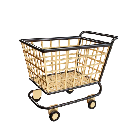 Shopping Cart  3D Illustration