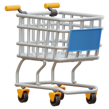 Shopping Cart  3D Illustration