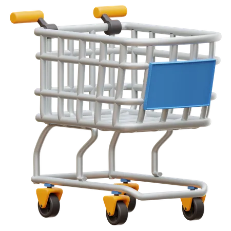 Shopping Cart  3D Illustration