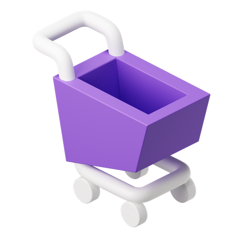 Shopping Cart  3D Illustration