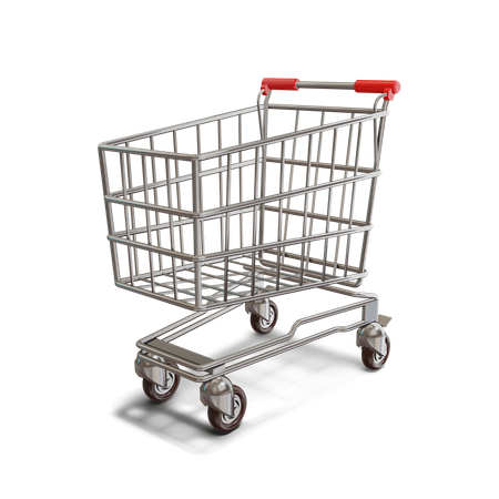 Shopping cart  3D Illustration