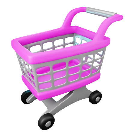 Shopping Cart  3D Illustration