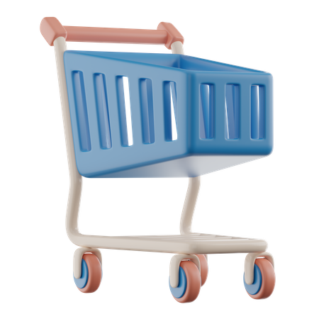 Shopping Cart  3D Illustration