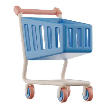Shopping Cart  3D Illustration