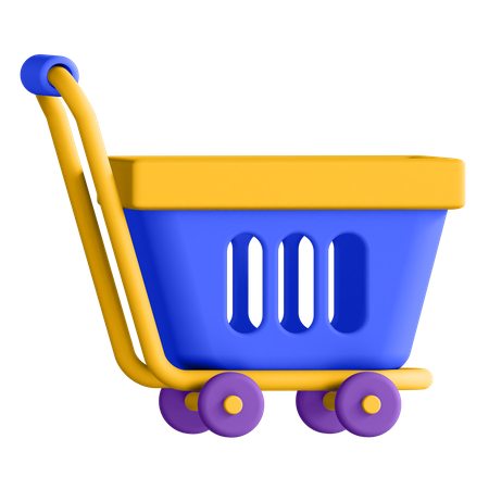 Shopping Cart  3D Illustration