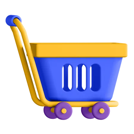 Shopping Cart  3D Illustration