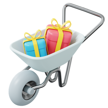 Shopping Cart  3D Illustration