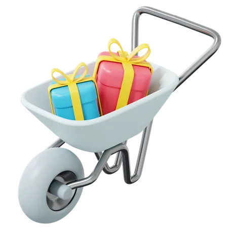 Shopping Cart  3D Illustration