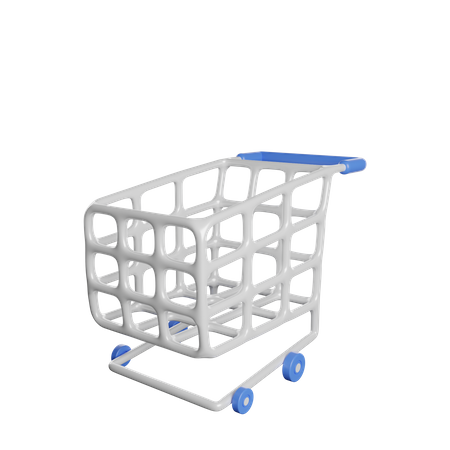 Shopping Cart  3D Illustration