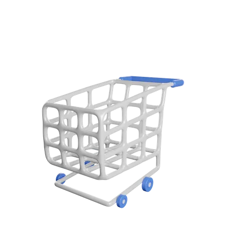 Shopping Cart  3D Illustration